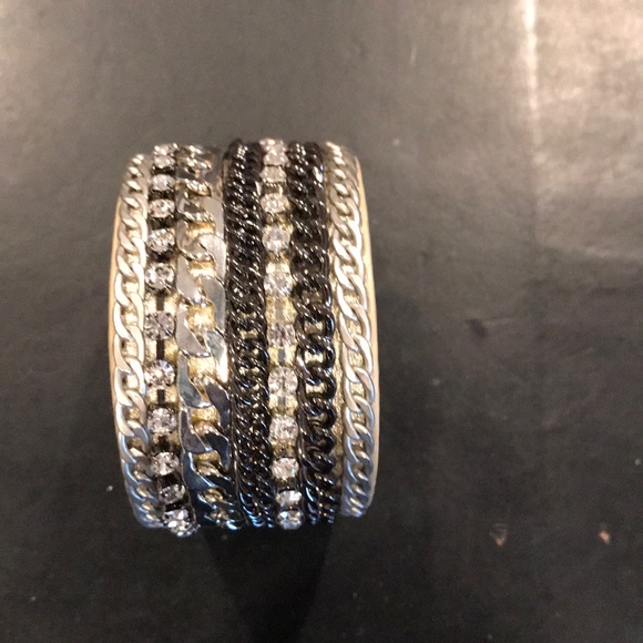 Bracelet black gold and silver - Picture 3 of 5